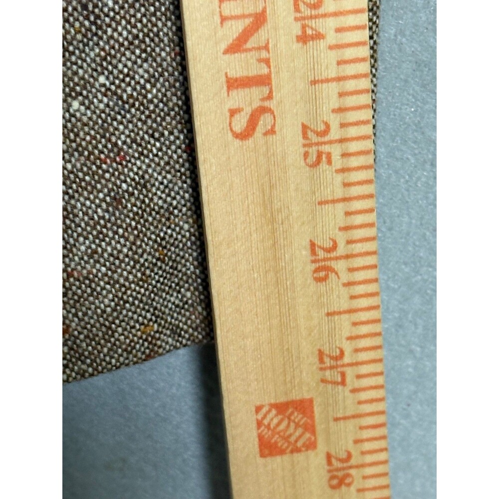Vtg Andhurst Donegal Tweed Wool 3 Pc Suit Mens 42L Flare Leg Pants 37x33 - Picture 14 of 16